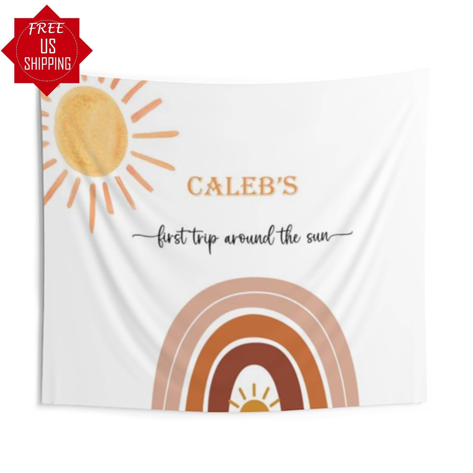 First Trip Around the Sun Birthday Backdrop - iJay Backdrops