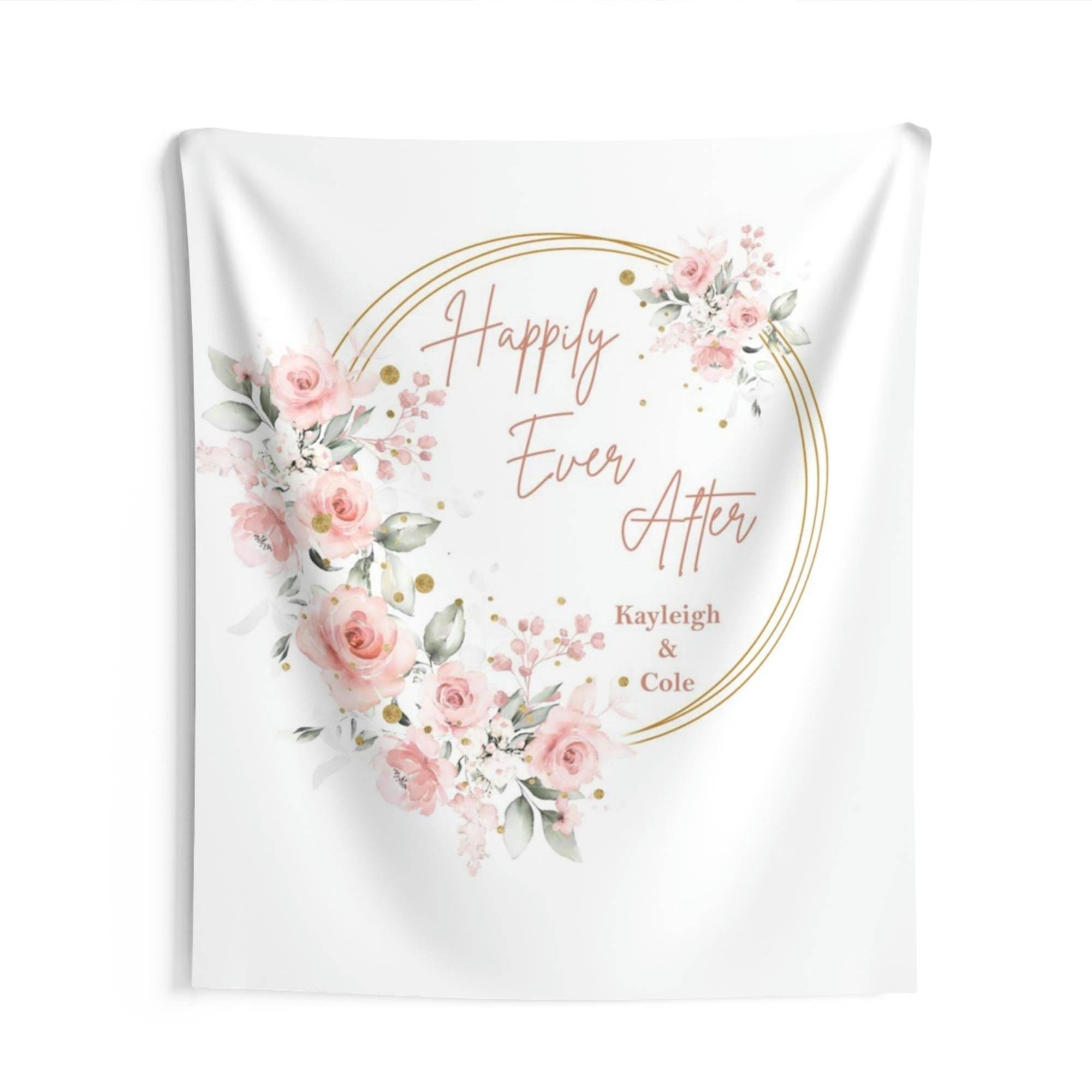 Happily Ever After Party Wedding Backdrop - iJay Backdrops