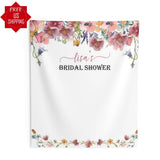 Wildflower Boho Bridal Shower Photo Backdrop - iJay Backdrops