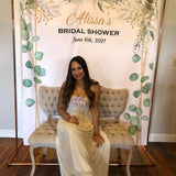 Greenery Bachelorette Party Backdrop