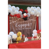 Rustic Engagement Backdrop, Proposal Backdrop - iJay Backdrops