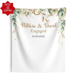 Greenery Engagement Backdrop - iJay Backdrops