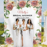 Dusty Pink Boho Bridal Shower Backdrop