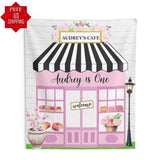 Patisserie Cafe Birthday Backdrop - iJay Backdrops