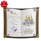 Purple Tea party backdrop, Princess tea party, Kids tea party, Princess Birthday Party, First Birthday Backdrop, Custom backdrop - iJay Backdrops