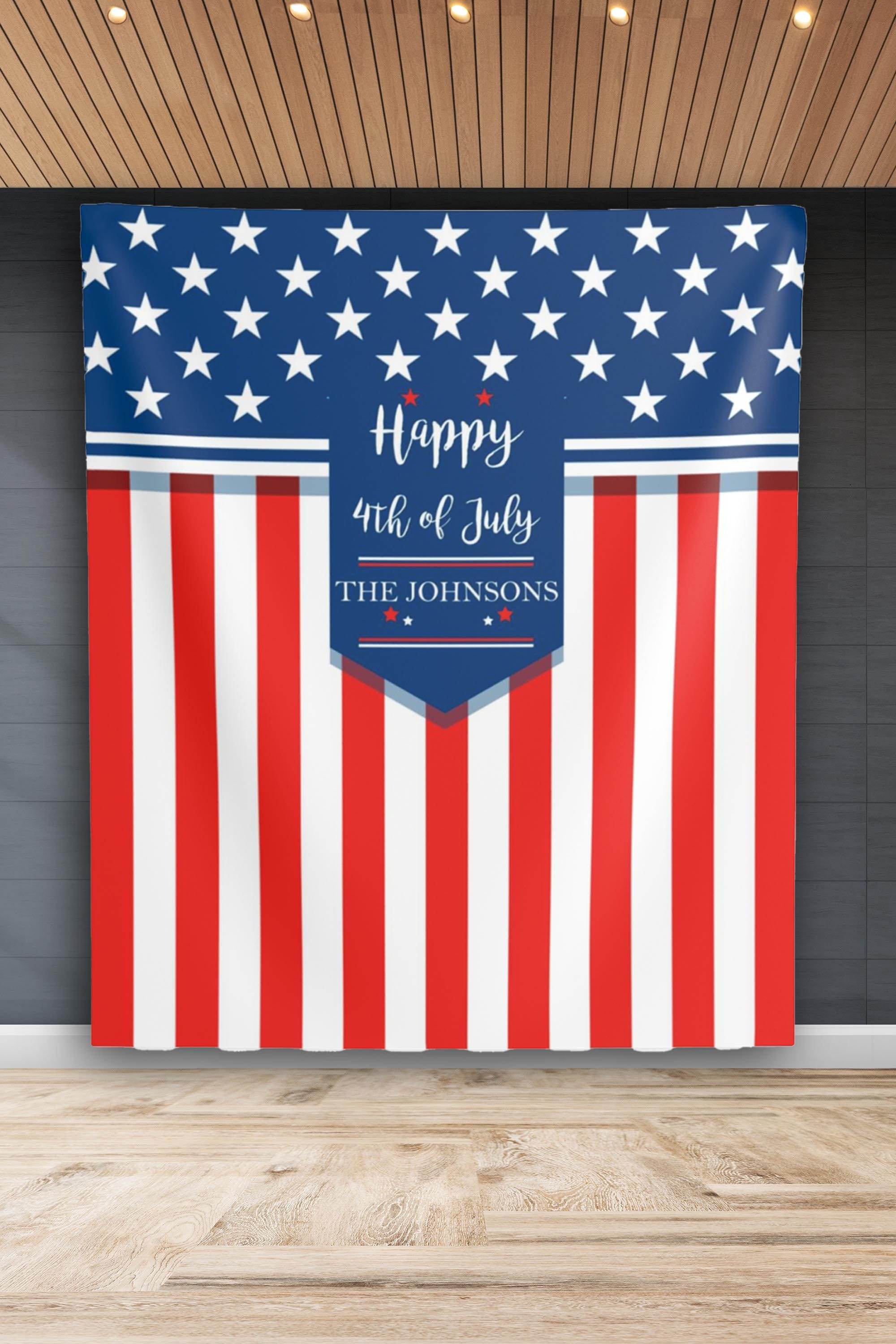 Independence Day Party Banner - iJay Backdrops