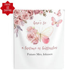Butterfly Bridal Shower Backdrop, Lifetime of Butterflies - iJay Backdrops