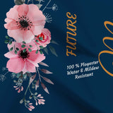 Navy Blue and Blush Bridal Shower Backdrop - iJay Backdrops