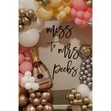 Ivory Miss to Mrs Backdrop - iJay Backdrops