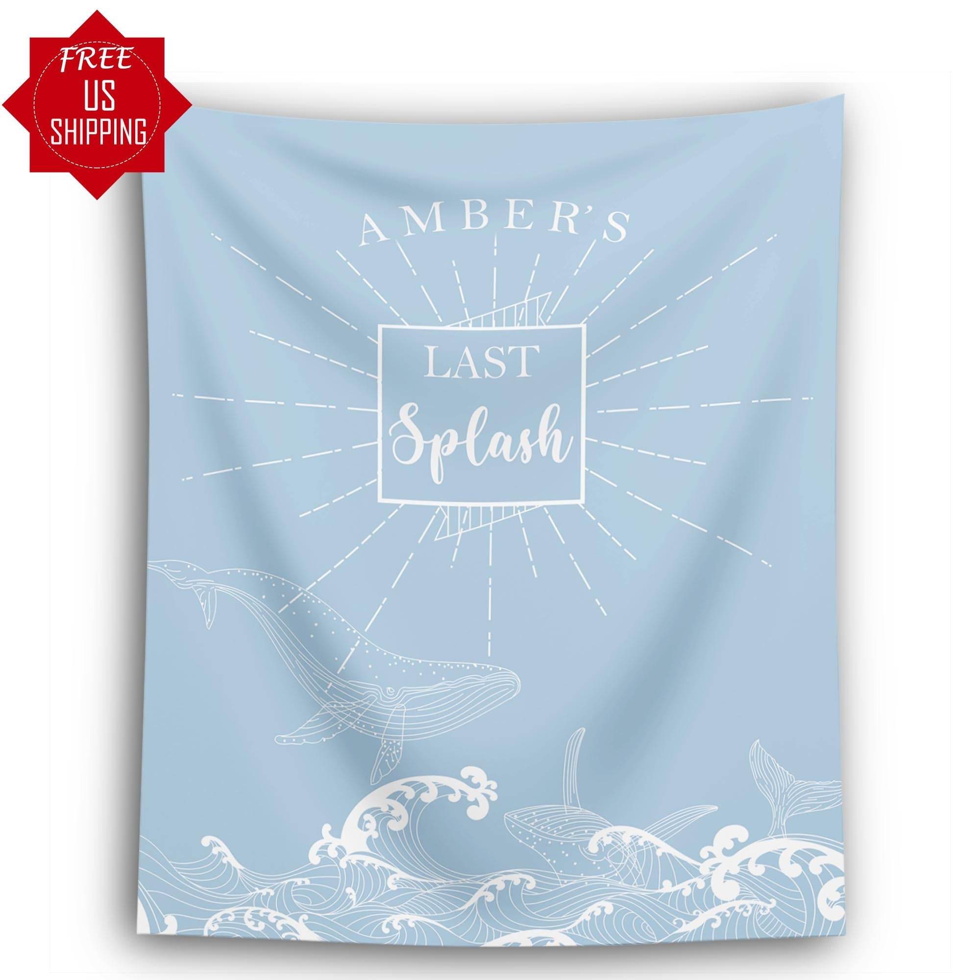 Last Splash Bachelorette Party Backdrop - iJay Backdrops