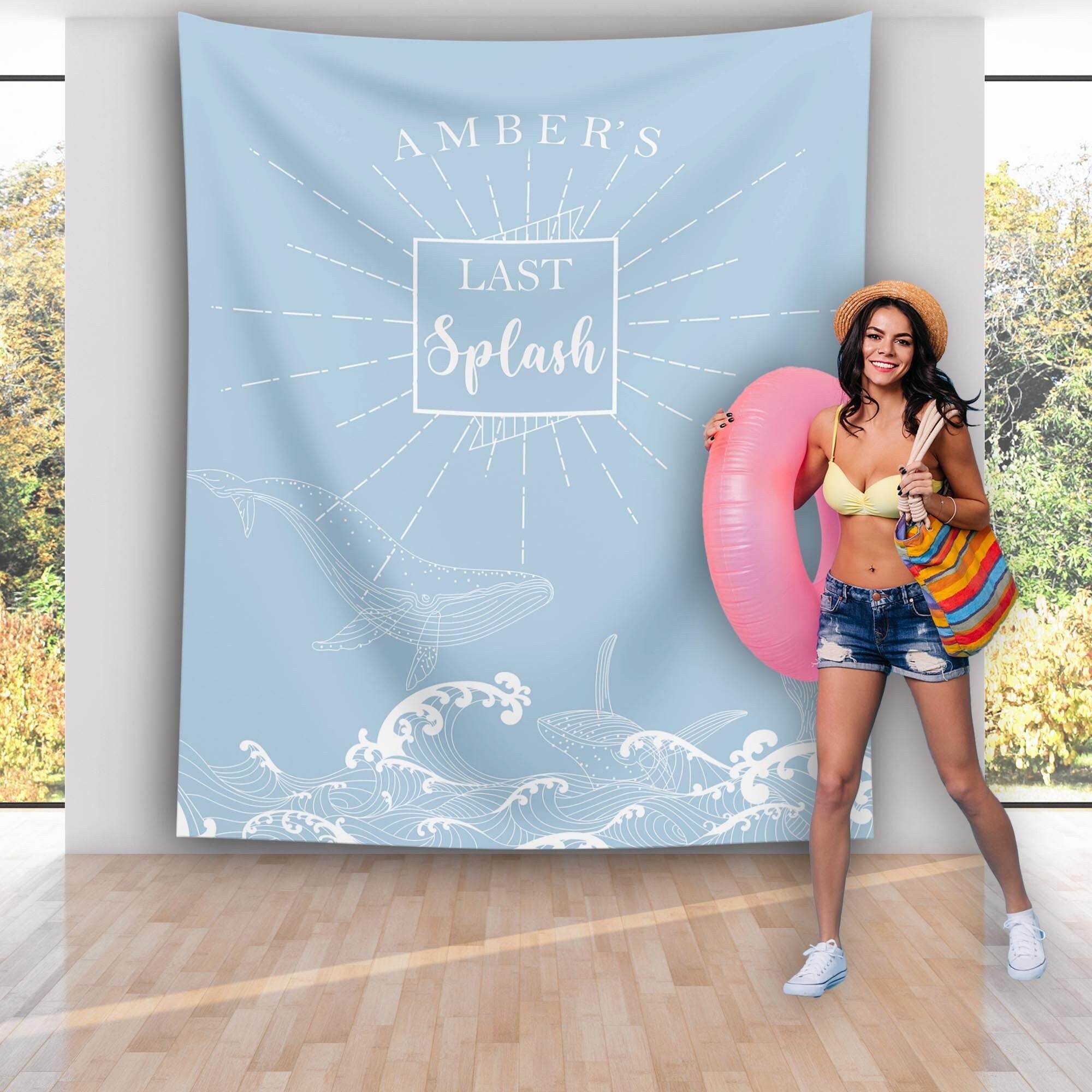 Last Splash Bachelorette Party Backdrop - iJay Backdrops