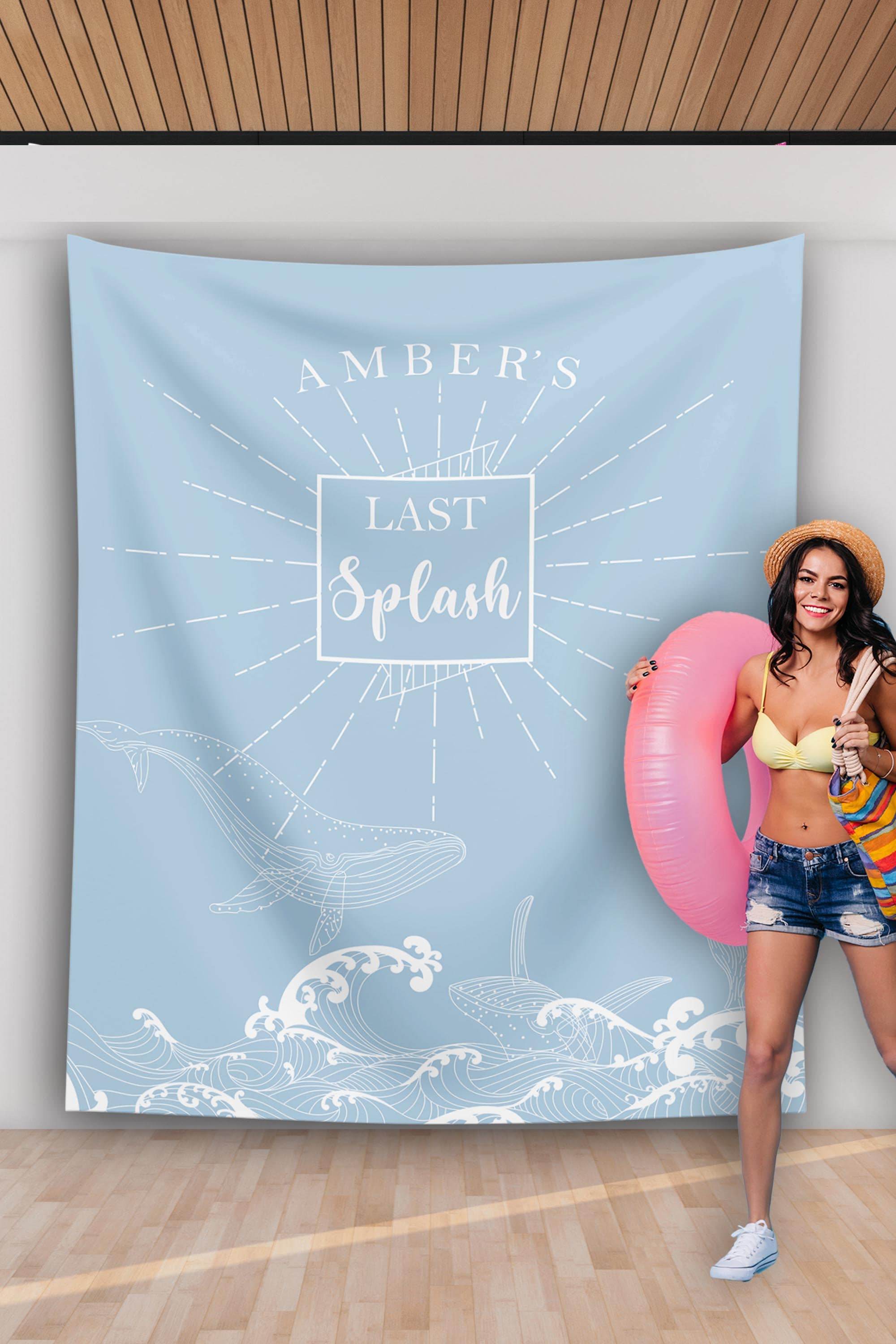 Last Splash Bachelorette Party Backdrop - iJay Backdrops