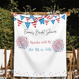 4th of July, Independence Day Bridal Shower Backdrop
