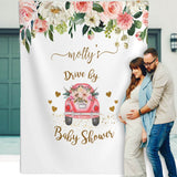 Drive By Baby Shower Backdrop