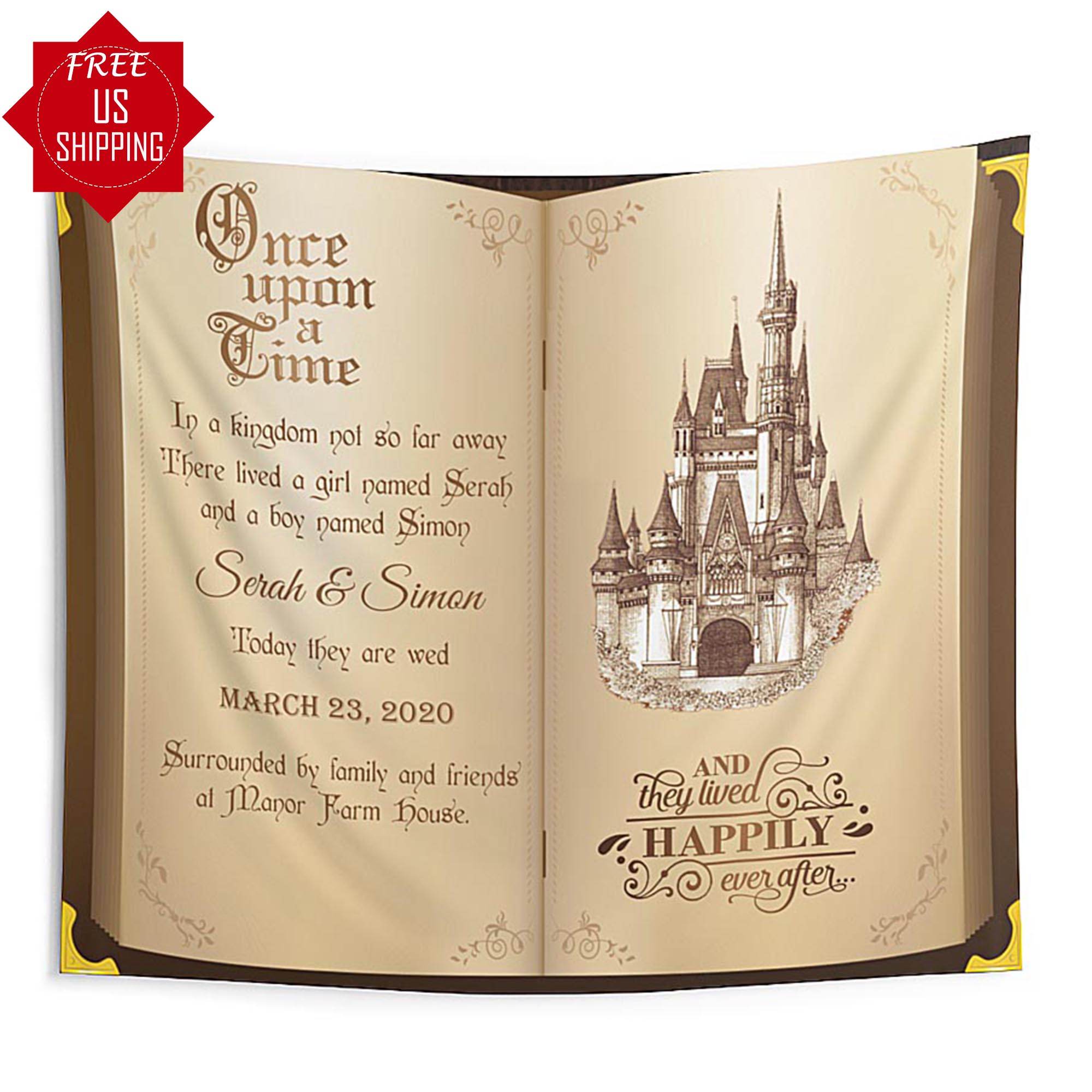Fairytale Wedding Theme Backdrop - iJay Backdrops