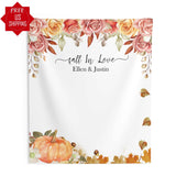 Fall Backdrop for Wedding Reception - iJay Backdrops