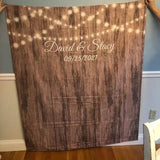Elegant Rustic Wedding Backdrop - iJay Backdrops