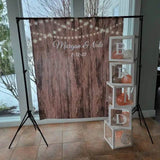 Elegant Rustic Wedding Backdrop - iJay Backdrops