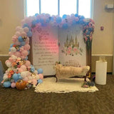 Pink Floral Storybook Photo Backdrop - iJay Backdrops