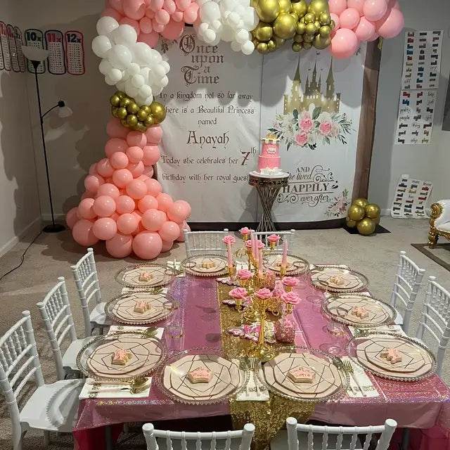 Princess Birthday Party Backdrop - iJay Backdrops