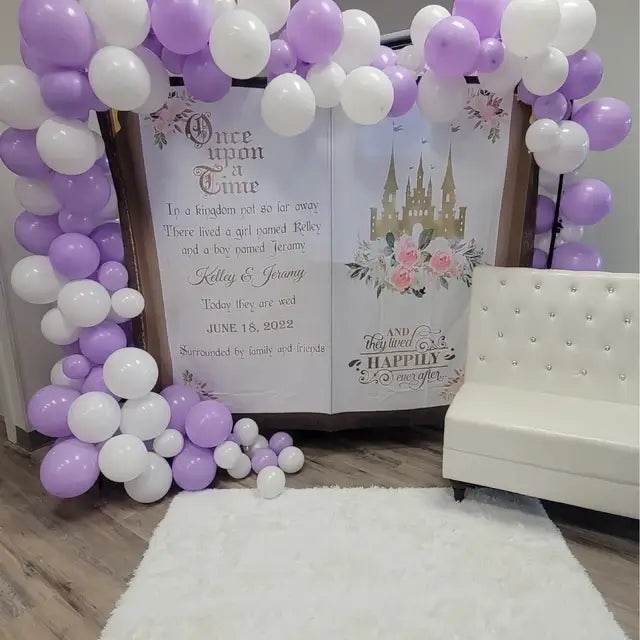 Pink Floral Storybook Photo Backdrop - iJay Backdrops