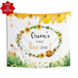 Bee Birthday Party Backdrop - iJay Backdrops