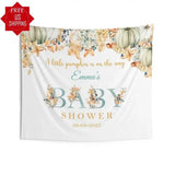 Boho Pumpkin Baby Shower Backdrop - iJay Backdrops