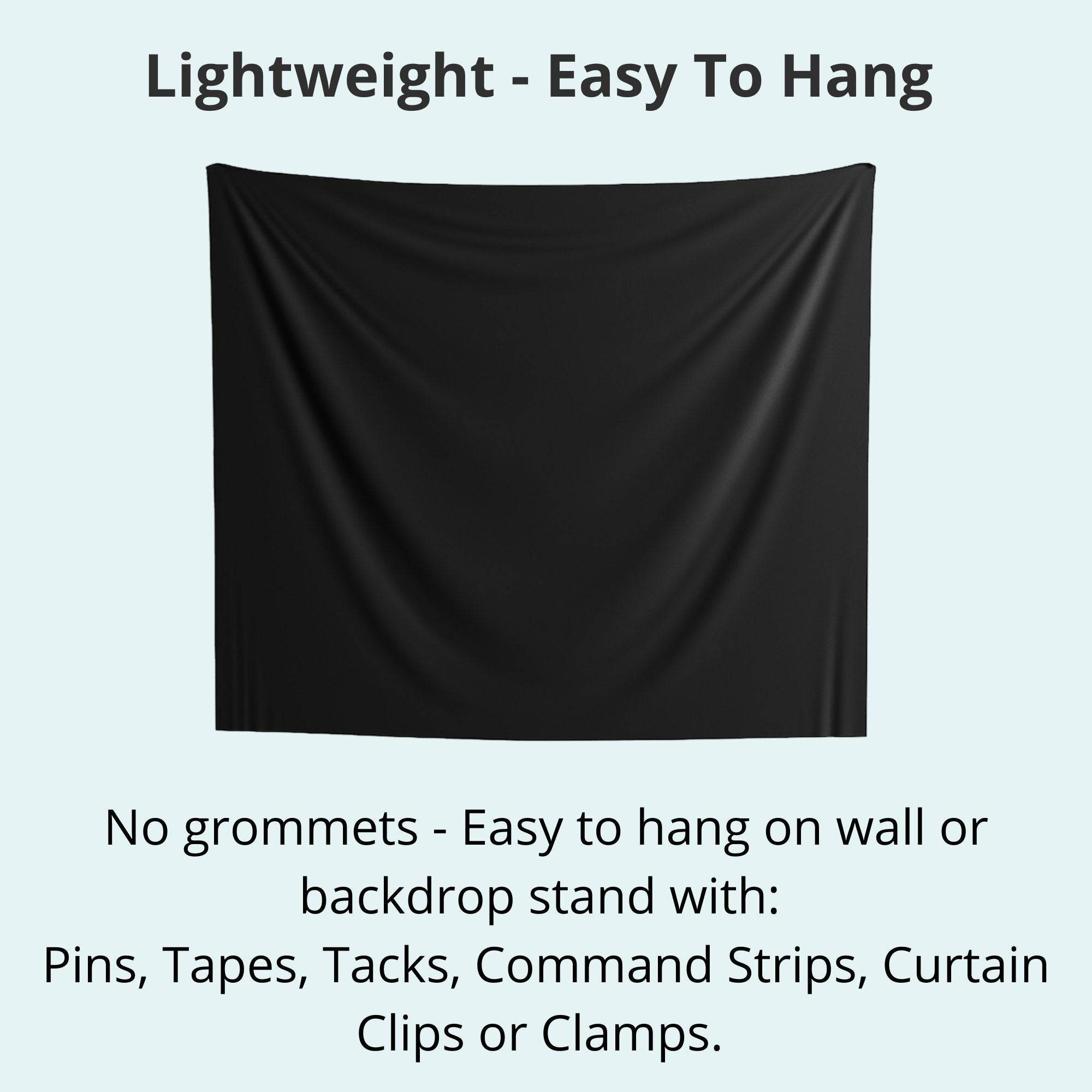 Black and Silver Wedding Backdrop - iJay Backdrops