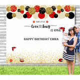 Lovebug First Birthday Backdrop