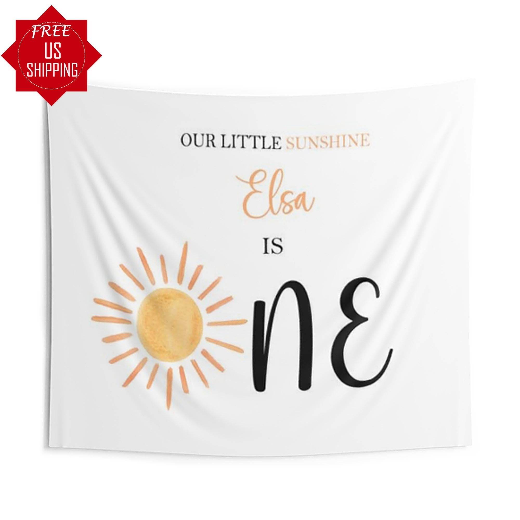 Sunshine First Birthday Backdrop - iJay Backdrops