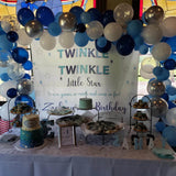 Twinkle Little Star First Birthday Backdrop - iJay Backdrops