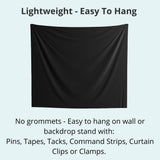 Black and Gold Wedding Backdrop With Glitters - iJay Backdrops