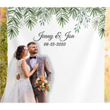 Modern Greenery Wedding Backdrop - iJay Backdrops