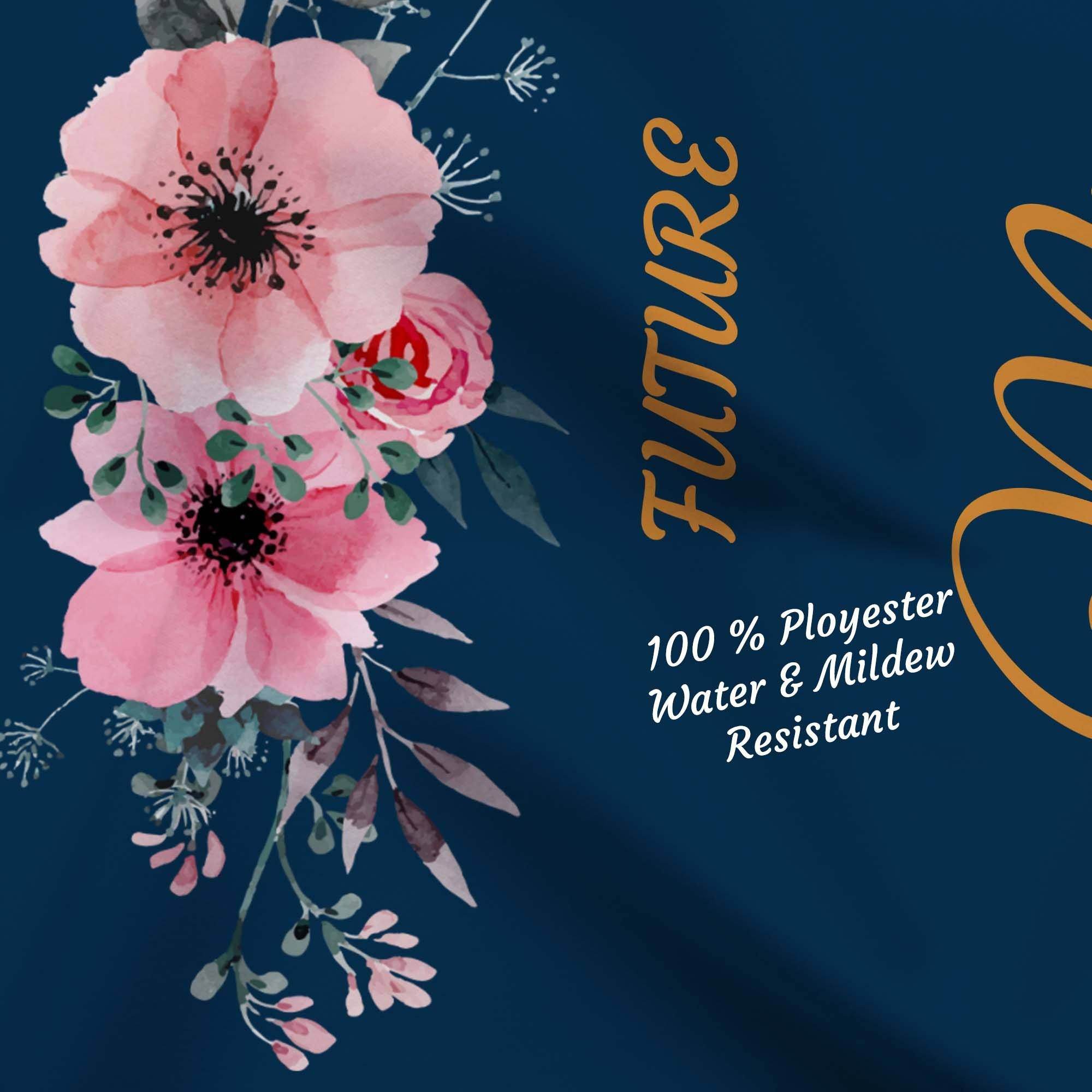 Navy and Pink Future Mrs Backdrop - iJay Backdrops