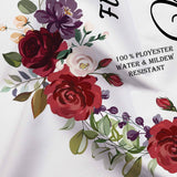 Red Floral Future Mrs Backdrop - iJay Backdrops