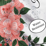 Personalized Floral Wedding Backdrop For Reception / Peach Backdrop - iJay Backdrops
