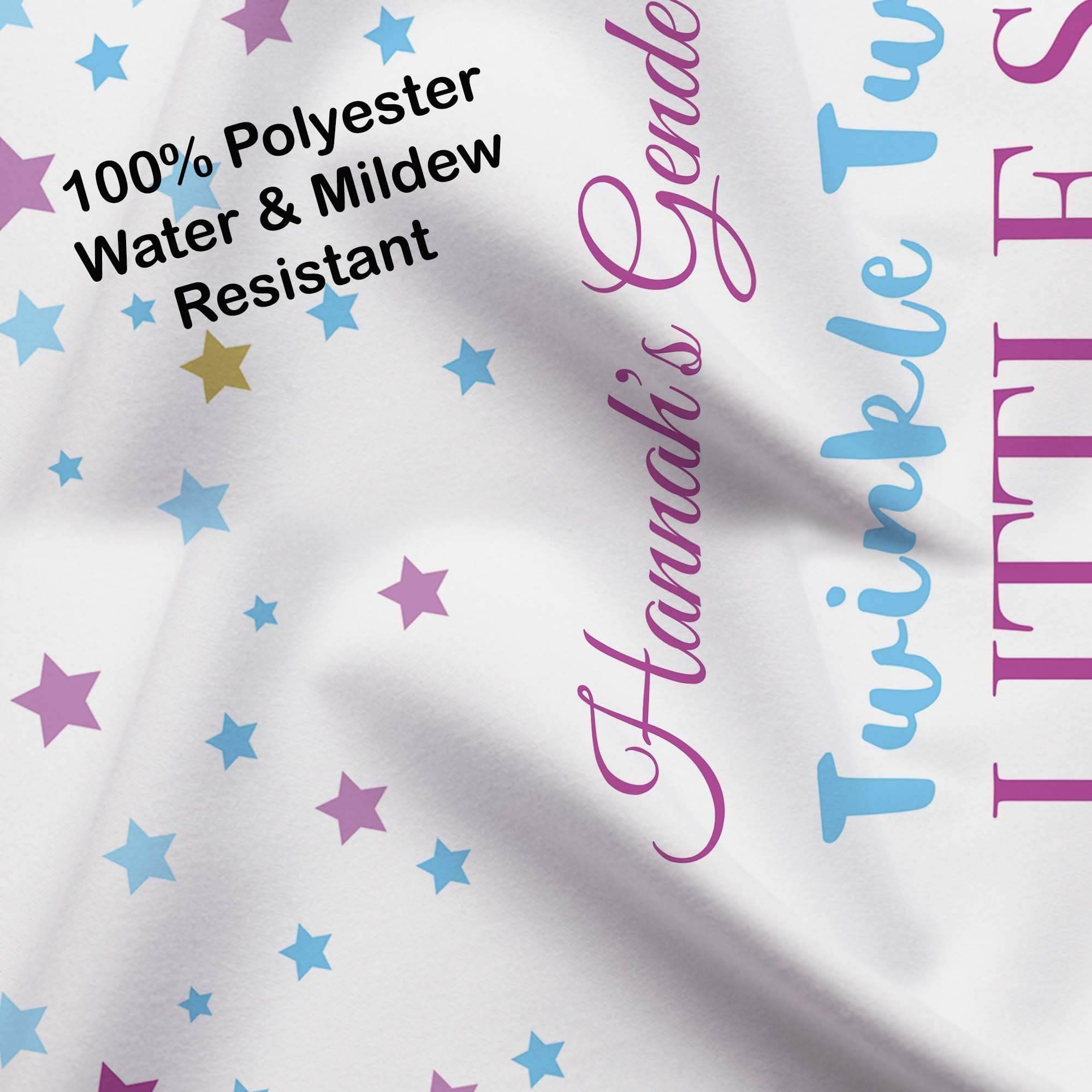 Custom Twinkle little star Baby gender reveal backdrop - iJay Backdrops