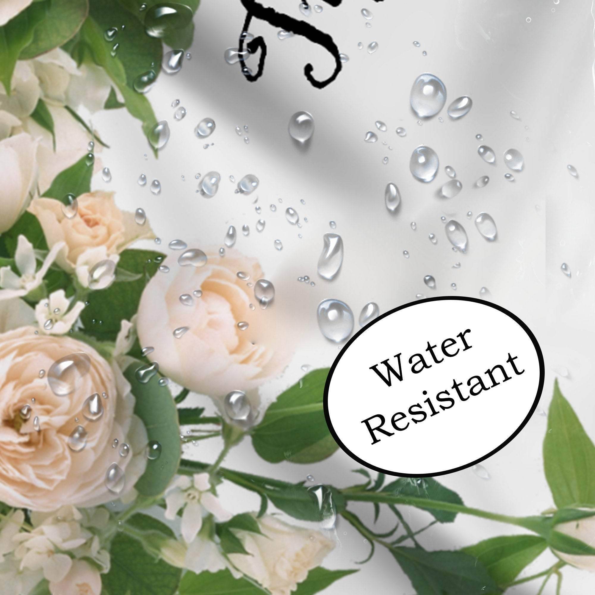 White Floral Greenery Wedding Backdrop - iJay Backdrops