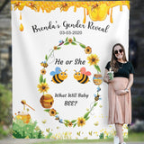 Personalized What will it bee Baby gender reveal backdrop - iJay Backdrops