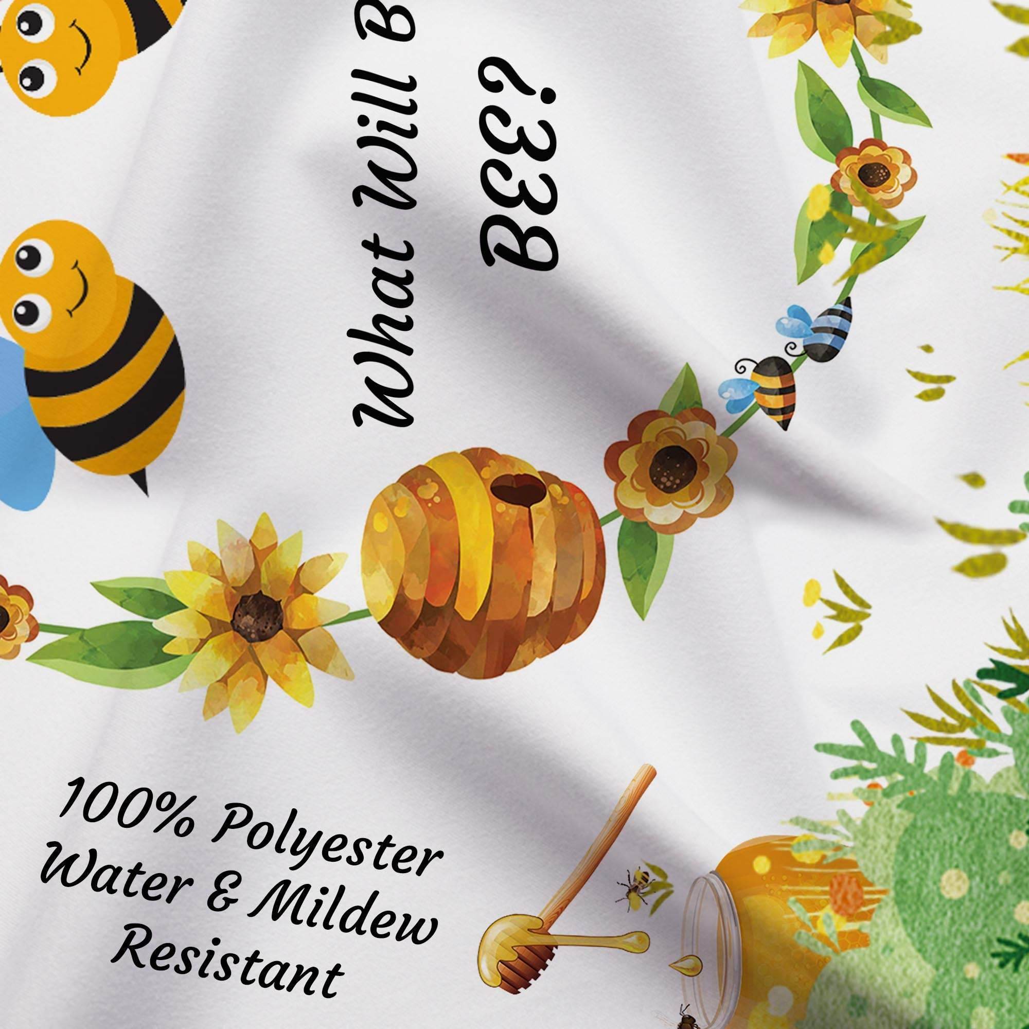 Personalized What will it bee Baby gender reveal backdrop - iJay Backdrops