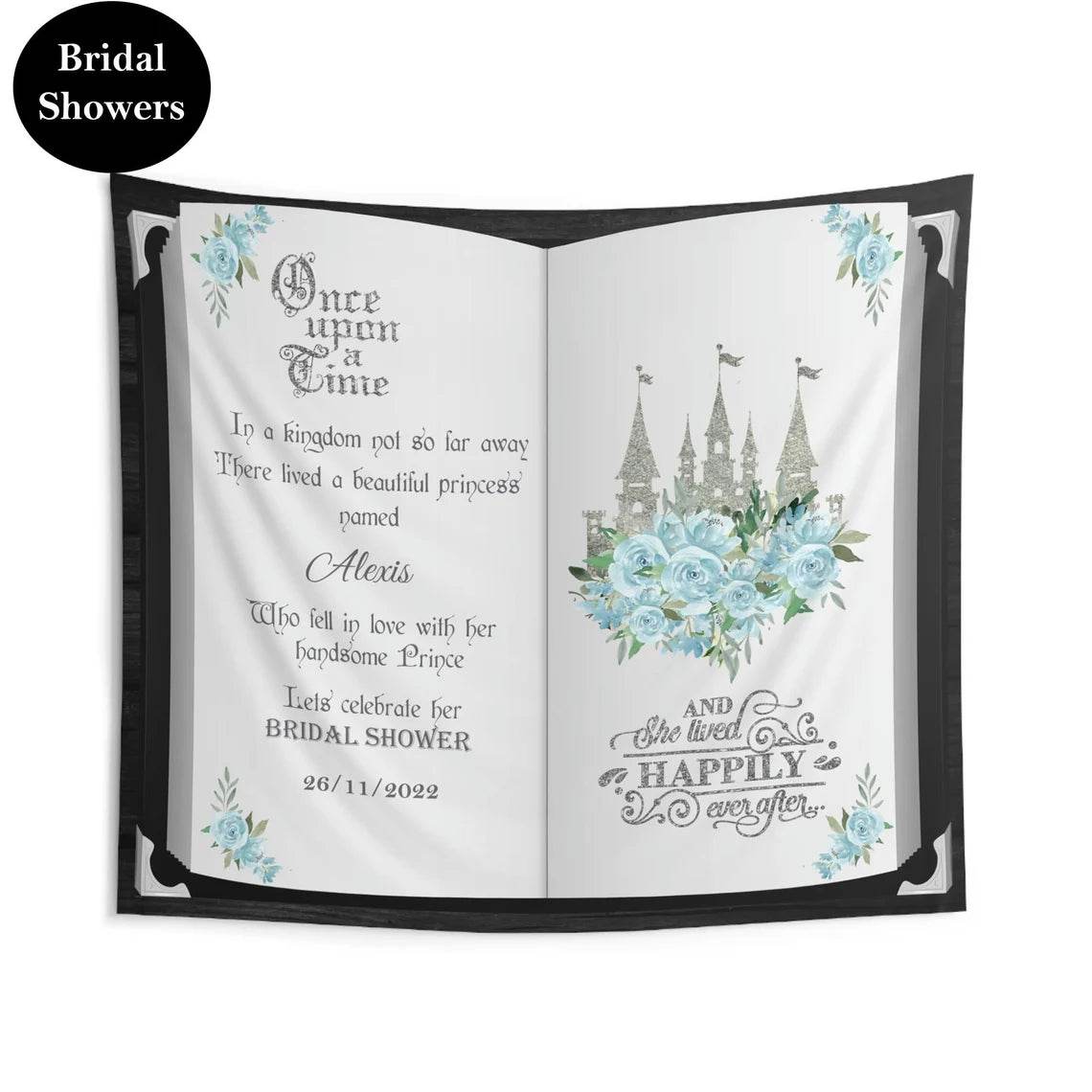 Fairytale Princess Bridal Shower Backdrop - iJay Backdrops