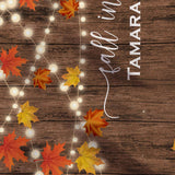 Rustic Fall Backdrop for Wedding Reception - iJay Backdrops