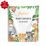Safari Baby shower backdrop - iJay Backdrops