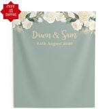 Sage Green Wedding Backdrop - iJay Backdrops