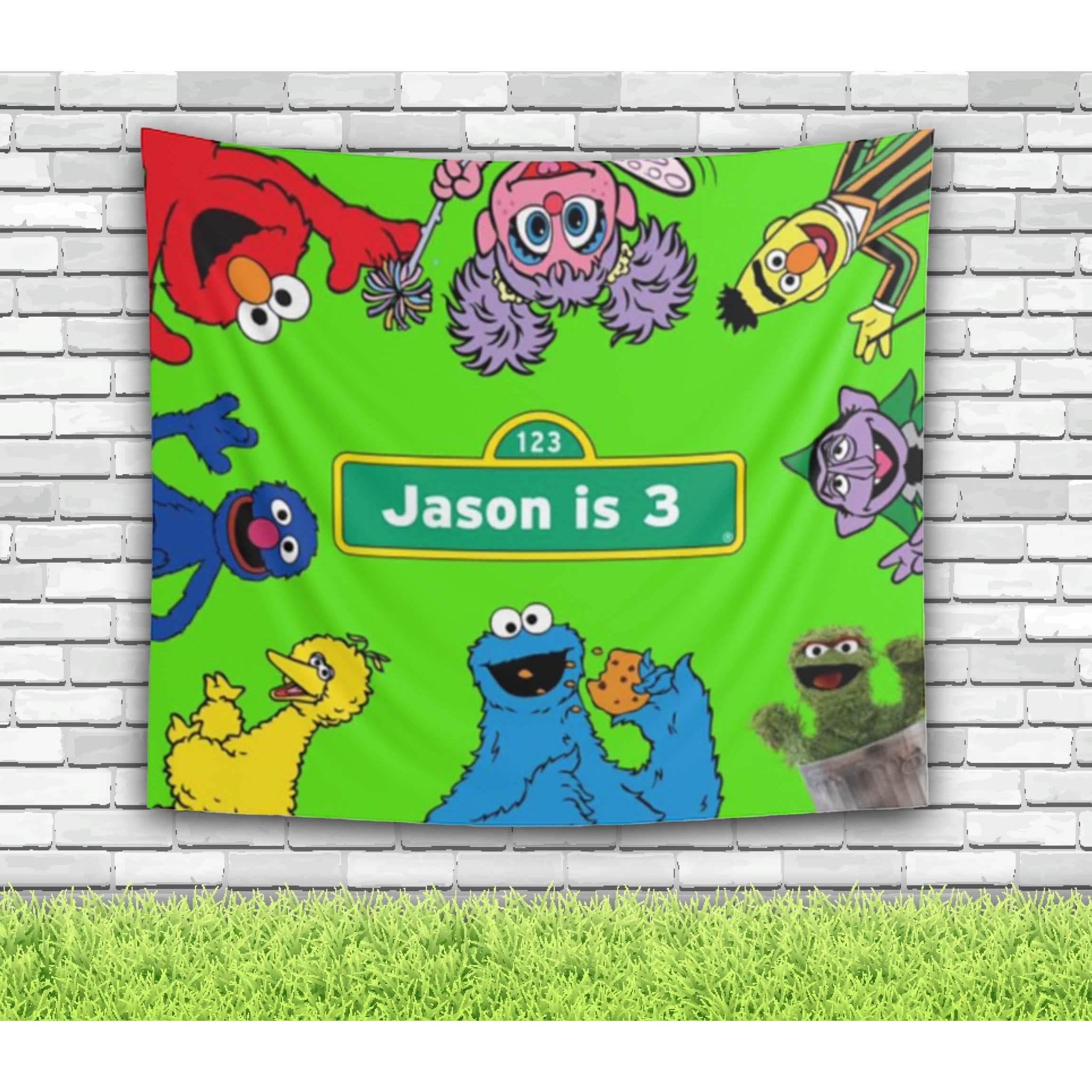 Sesame Street Backdrop - iJay Backdrops