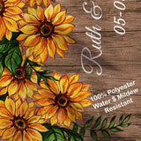 Sunflower Photo Backdrop with Lights - iJay Backdrops