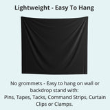 Black and Gold Wedding Backdrop - iJay Backdrops