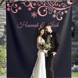 Rose Gold Wedding Backdrop - iJay Backdrops
