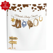 Wild West Western Country Baby Shower Banner