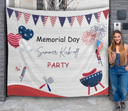 Memorial Day Party Backdrop